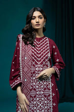 Load image into Gallery viewer, S - EMBROIDERED JACQUARD MAROON