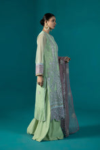 Load image into Gallery viewer, S - EMBROIDERED BLENDED NET PISTACHIO 3PC